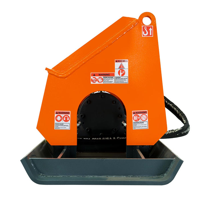 72" Skid Steer Plate Compactor Attachment, 11000lb Compaction Force, Quick Attach, TMG-SPC110