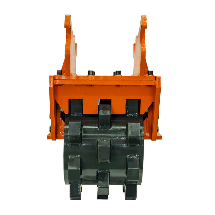 20" Compaction Wheel for 4-8 Ton Excavators, Quick change, 24 Tamping Pads, TMG-ECW20