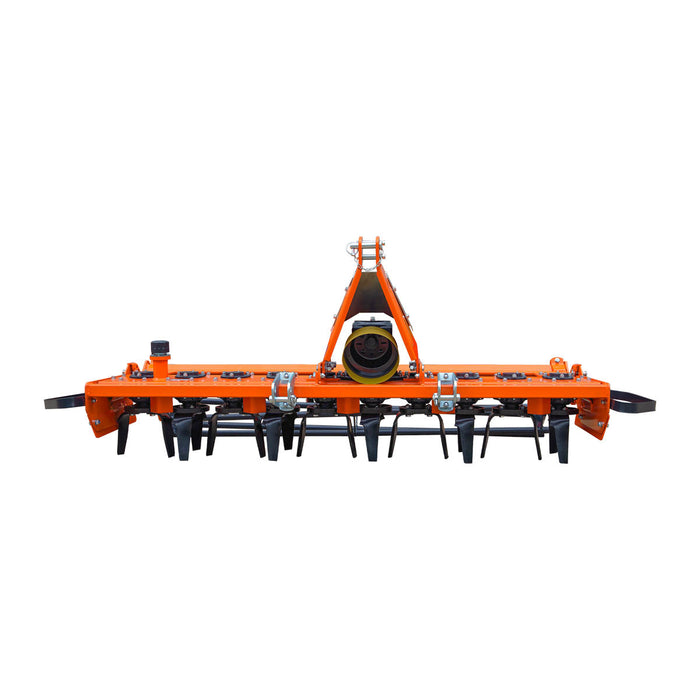 80" Rotary Power Harrow with Pipe Roller, 55-80 HP Tractor, 3-Point Hitch, Cat 1 & 2, TMG-TPH80