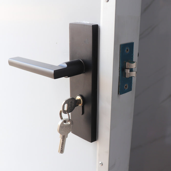 TMG-FTB76 portable shower bathroom, 7’, glass shower, ceramic toilet
