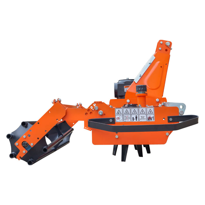 51" Rotary Power Harrow with Pipe Roller, 25 – 50 HP Tractor, 3-Point Hitch, Category 1&2, TMG-TPH50