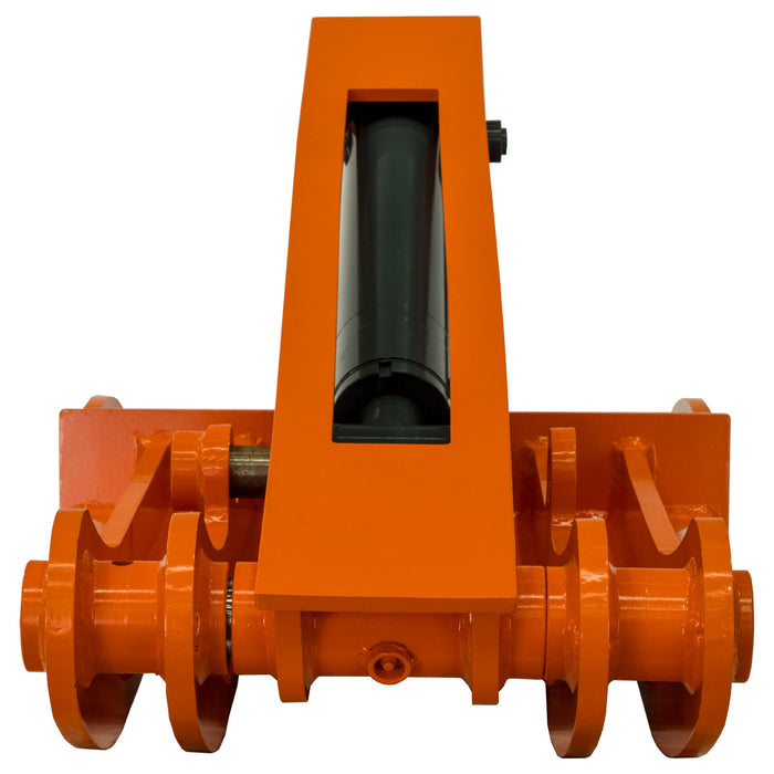Hydraulic Thumb for 10-18 Ton Excavators, 4 Tines, Weld-On Base Plate, TMG-EHT18