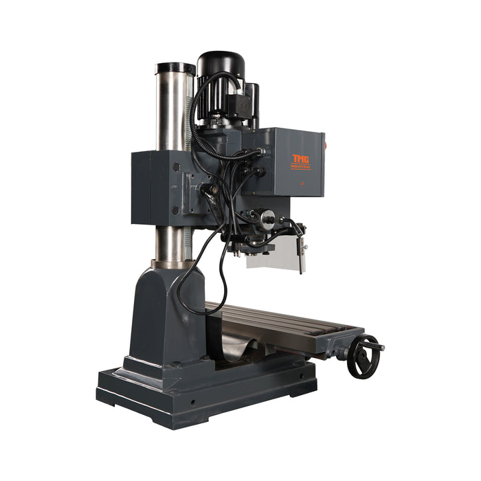 TMG-MT32DM 9" x 32" variable-speed drilling and milling machine with 0.75 kW motor, gear-driven head and horizontal swivel

