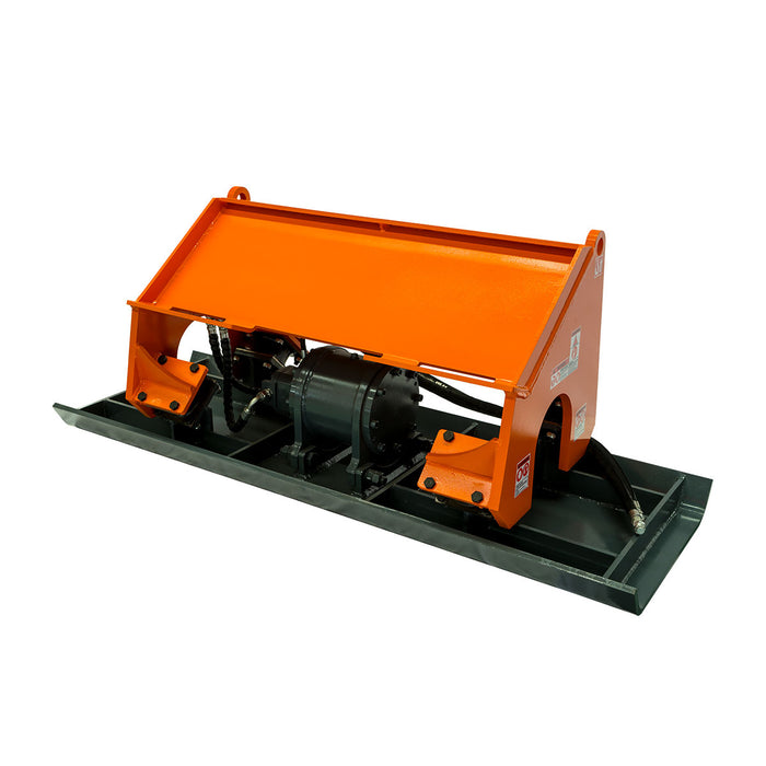 72" Skid Steer Plate Compactor Attachment, 11000lb Compaction Force, Quick Attach, TMG-SPC110