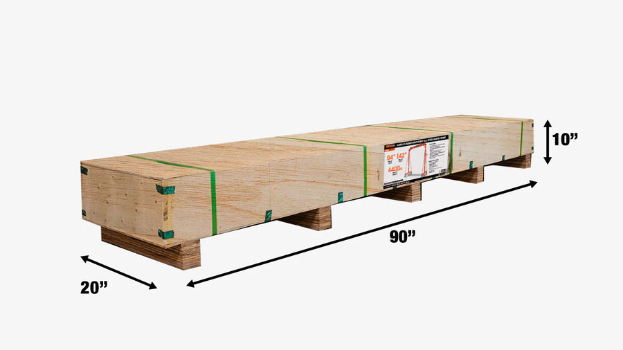 TMG Industrial 4400-lb Grue à portique tout acier à hauteur réglable, verrouillage automatique, 94" min. Hauteur, 142" max. Hauteur, roulettes pivotantes verrouillables, TMG-AGC20