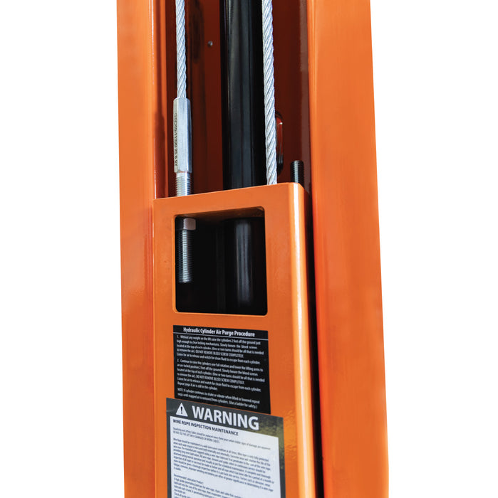 TMG-TO2593 10,000 lb two-post overhead auto lift, ALI certified standard height model
