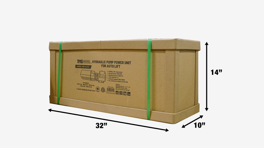 Hydraulic Motor Pump Power Unit for Auto Lift TMG-TPL45, ALT95, ALT100, and ALF90, CETL Certified, TMG-ALP03