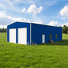 Entrepôt commercial en acier série Snow de 30' x 50' x 15', préfabriqué, résistance à la neige jusqu'à 85 PSF, plans d'atelier fournis, fabriqué au Canada TMG-MS305015-SR85