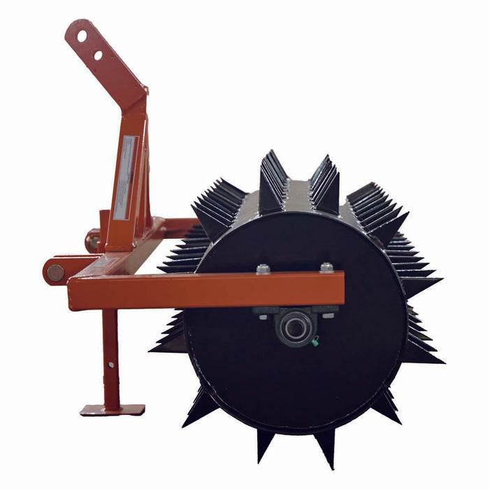 TMG Industrial 60” 3-Point Drum Spike Aerator, CAT 1 & 2 Hook-Up, 20-50 HP Tractor, TMG-TSA05