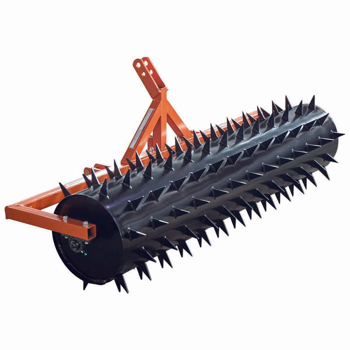 TMG Industrial 72” 3-Point Drum Spike Aerator, CAT 1 & 2 Hook-Up, 20-50 HP Tractor, TMG-TSA06