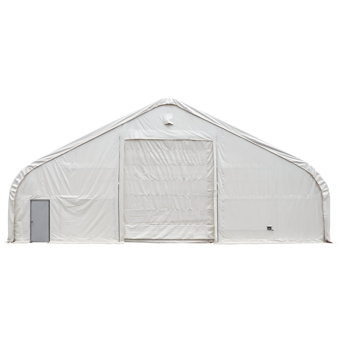 Snow Series 50' x 80' Dual-Truss Pre-Engineered Storage Shelter, Rated Snow Load 35 PSF & Wind Load 100 km/h, TMG-DTE5080-SR35