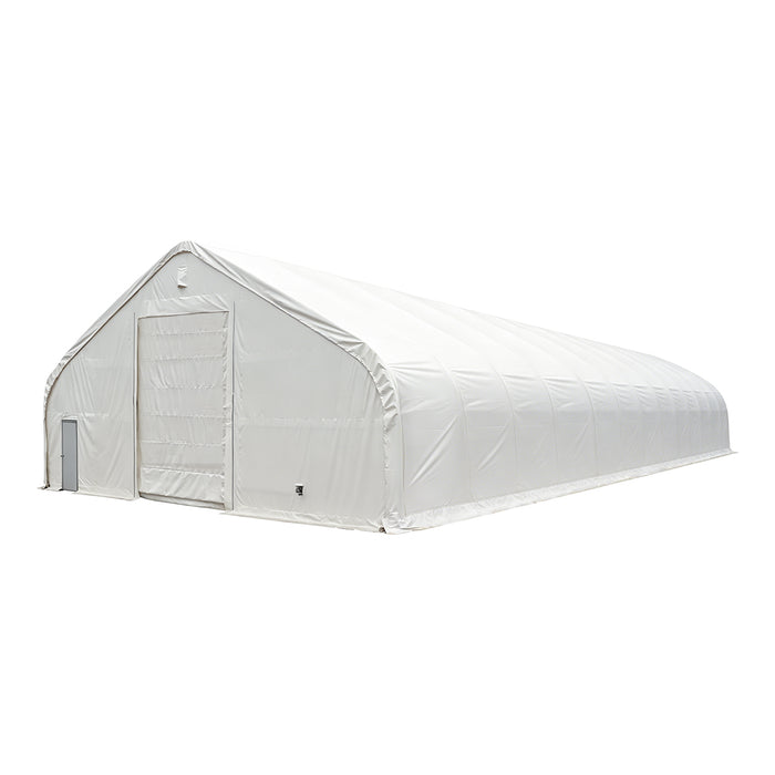 Snow Series 50' x 80' Dual-Truss Pre-Engineered Storage Shelter, Rated Snow Load 35 PSF & Wind Load 100 km/h, TMG-DTE5080-SR35