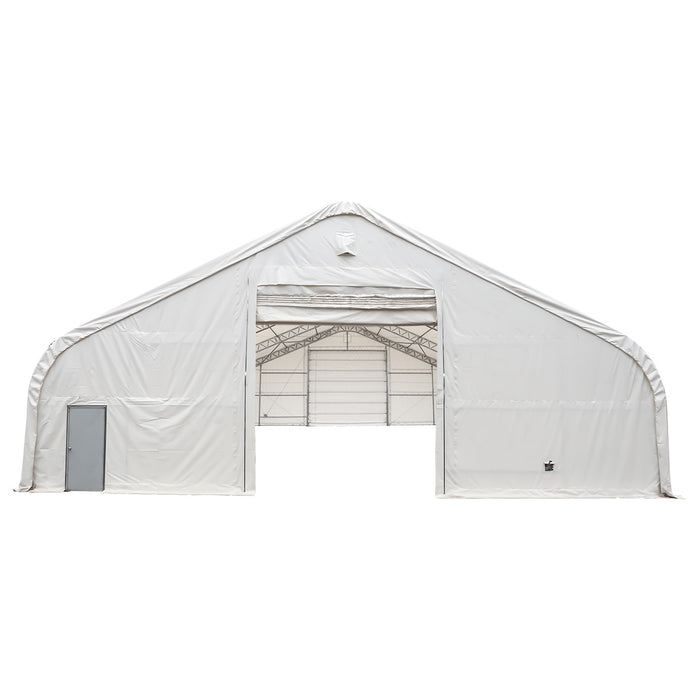 Snow Series 50' x 80' Dual-Truss Pre-Engineered Storage Shelter, Rated Snow Load 35 PSF & Wind Load 100 km/h, TMG-DTE5080-SR35