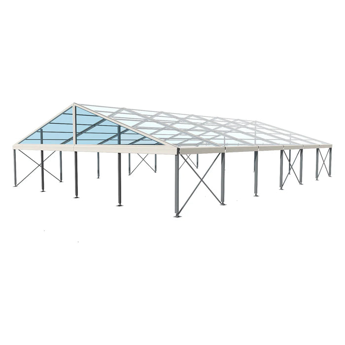 66' Wide Clear Span A-Frame Tent, Aluminum Frame