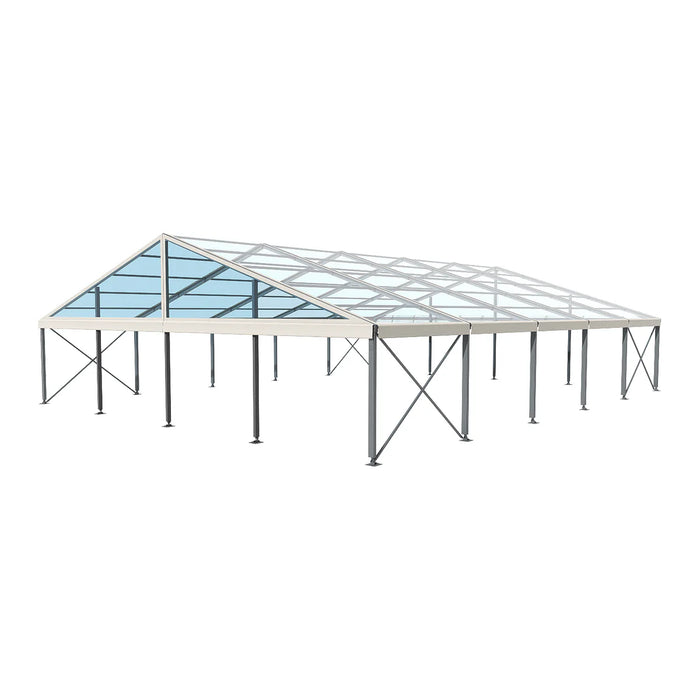 66' Wide Clear Span A-Frame Tent, Aluminum Frame