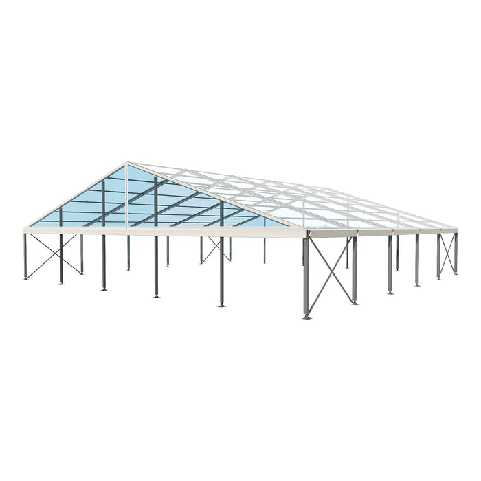 82' Wide Clear Span A-Frame Tent, Aluminum Frame