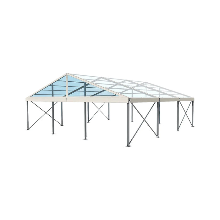 50' Wide Clear Span A-Frame Tent, Aluminum Frame