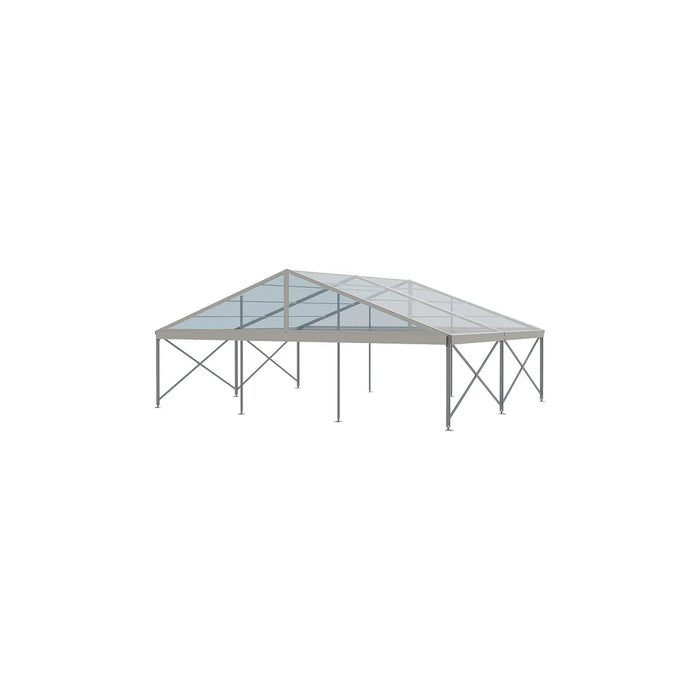 40' Wide Clear Span A-Frame Tent, Aluminum Frame