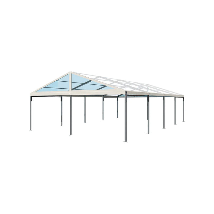 26' Wide Clear Span A-Frame Tent, Aluminum Frame