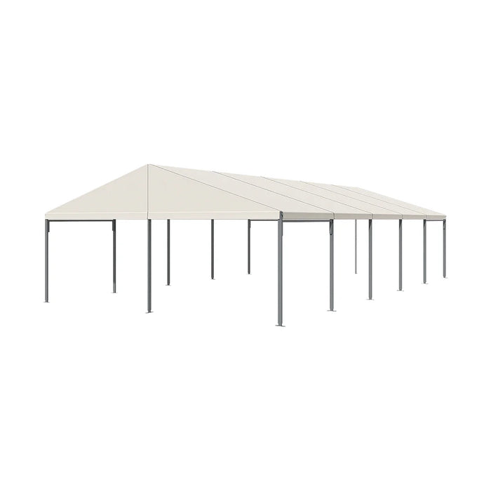 26' Wide Clear Span A-Frame Tent, Aluminum Frame