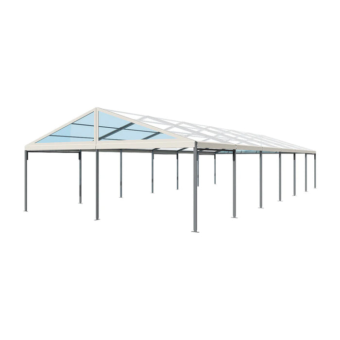 26' Wide Clear Span A-Frame Tent, Aluminum Frame