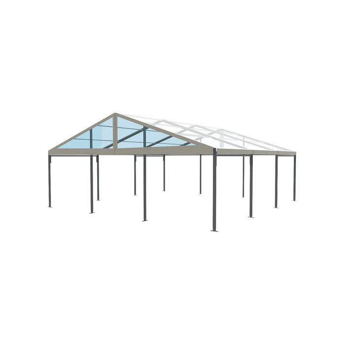 30' Wide Clear Span A-Frame Tent, Aluminum Frame