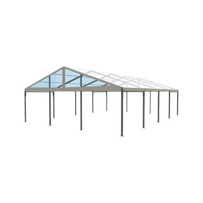 30' Wide Clear Span A-Frame Tent, Aluminum Frame