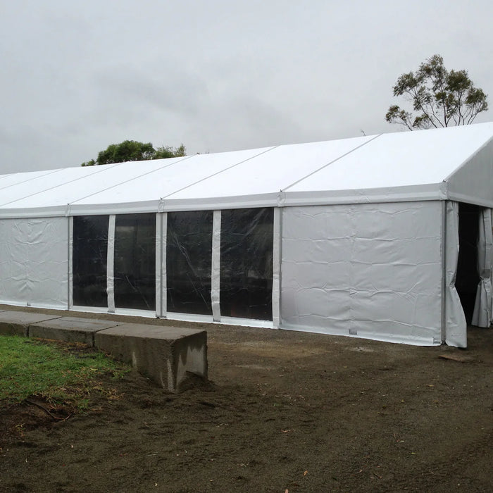 30' Wide Clear Span A-Frame Tent, Aluminum Frame