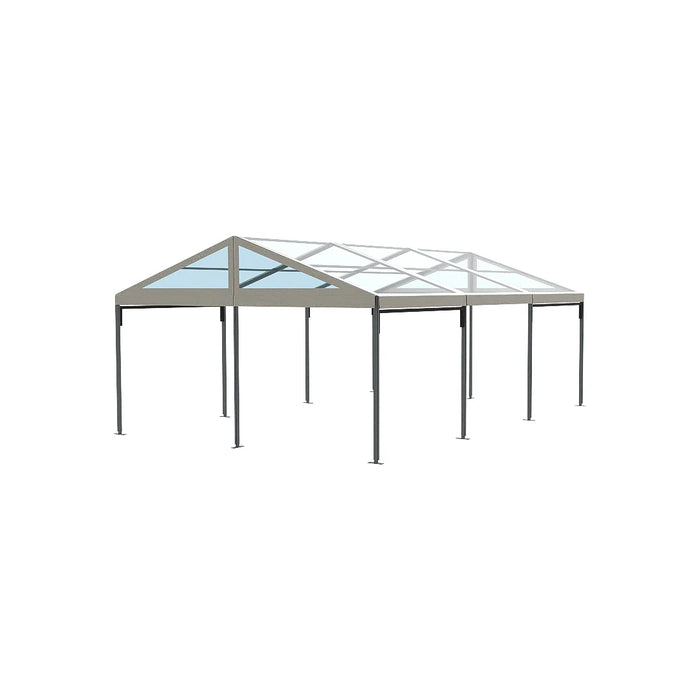 20' Wide Clear Span A-Frame Tent, Aluminum Frame