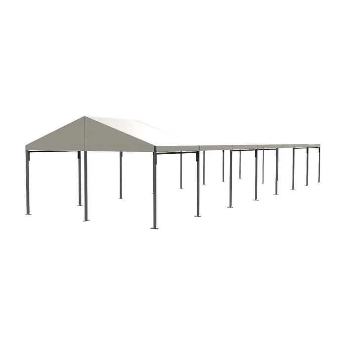 20' Wide Clear Span A-Frame Tent, Aluminum Frame