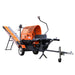 TMG-GLS16 firewood splitter processor with 15 HP engine, 20 ton splitting force and foldable conveyor
