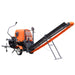 TMG-GLS16 firewood splitter processor with 15 HP engine, 20 ton splitting force and foldable conveyor
