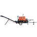 TMG-GLS16 firewood splitter processor with 15 HP engine, 20 ton splitting force and foldable conveyor
