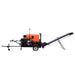 TMG-GLS16 firewood splitter processor with 15 HP engine, 20 ton splitting force and foldable conveyor
