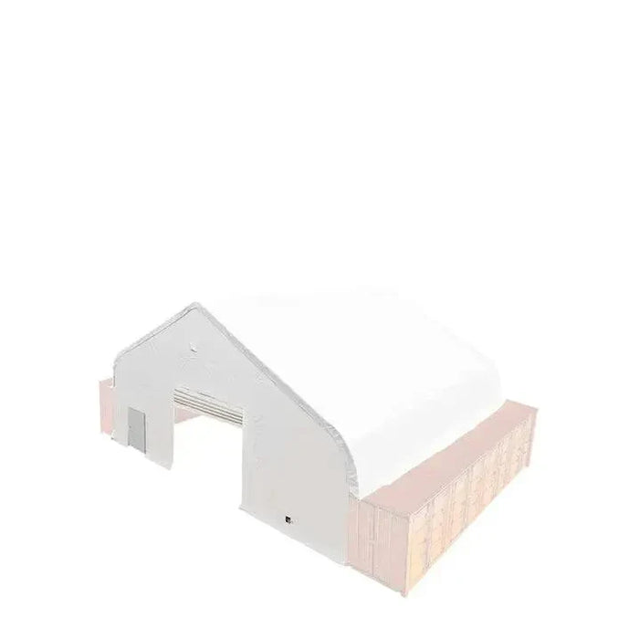 Front End Wall Kit for 8'6" Standard Containers for TMG DTE40C Snow Series™ Container Shelters, Straight Wall and Peak Roof, TMG-DTE40FW8V