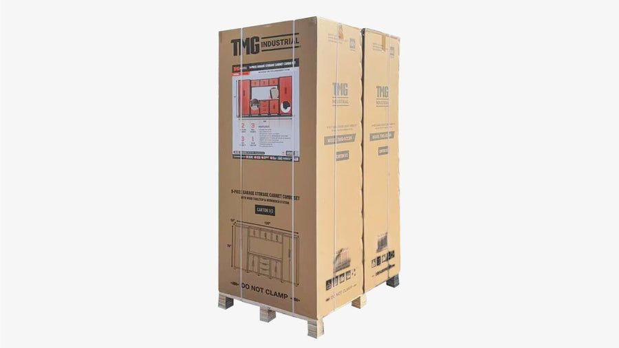 TMG 9-Piece Garage Cabinet Workbench Combo Set, Pre-assembled, Fully Welded, TMG-GCC09