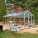 8' x 20' Greenhouse Kit with Galvanized Steel Frame, Pro Series, Polycarb Roof and Crystal-Clear Walls TMG-GH821 TMG Industrial