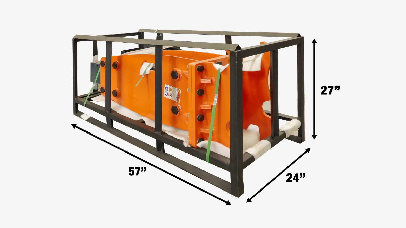 TMG Industrial 6-9 Ton Excavatrice/Pelle Rétrocaveuse Marteau Marteau Hydraulique, Changement Rapide (Q/C) Lugging, 3