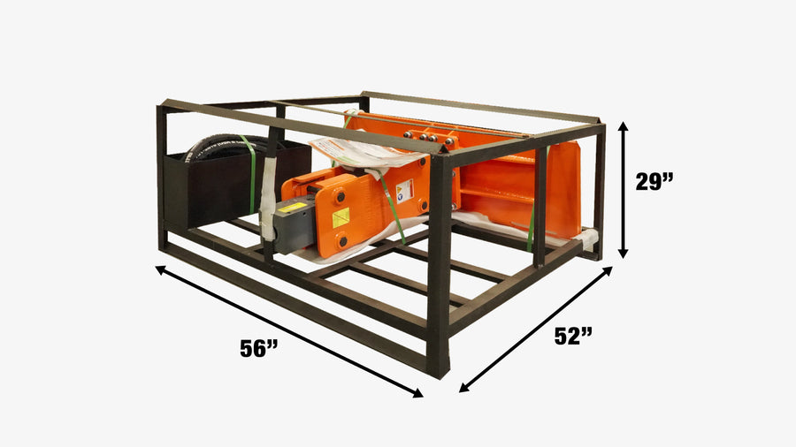 Hydraulic Breaker, 45-100 HP Skid Steer Universal Mount, 3" Moil Chisel TMG-HB90S
