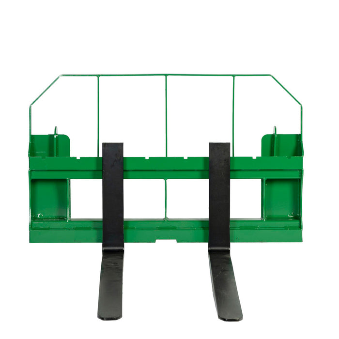 60" Pallet Fork for Tractor Loader, John Deere Hook & Pin Mount, Class II Forks, 4,200 lbs Capacity, TMG-TPF60JD