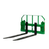 60" Pallet Fork for Tractor Loader, John Deere Hook & Pin Mount, Class II Forks, 4,200 lbs Capacity, TMG-TPF60JD