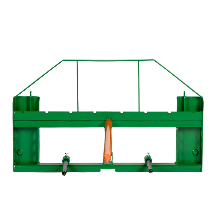 49" Hay Spear and Stabilizer, Hay Frame Attachment, 3000 lb Load Capacity, John Deere Hook & Pin Mount, TMG-THS49JD