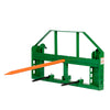 49" Hay Spear and Stabilizer, Hay Frame Attachment, 3000 lb Load Capacity, John Deere Hook & Pin Mount, TMG-THS49JD