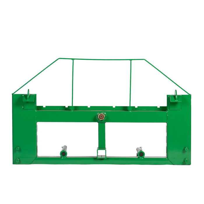 49" Hay Spear and Stabilizer, Hay Frame Attachment, 3000 lb Load Capacity, John Deere Hook & Pin Mount, TMG-THS49JD