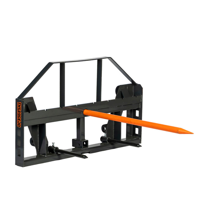 49" Hay Spear and Stabilizers, Hay Frame Attachment, 3000 lb Load Capacity, Global Euro / John Deere Euro Mount, TMG-THS49GEJD