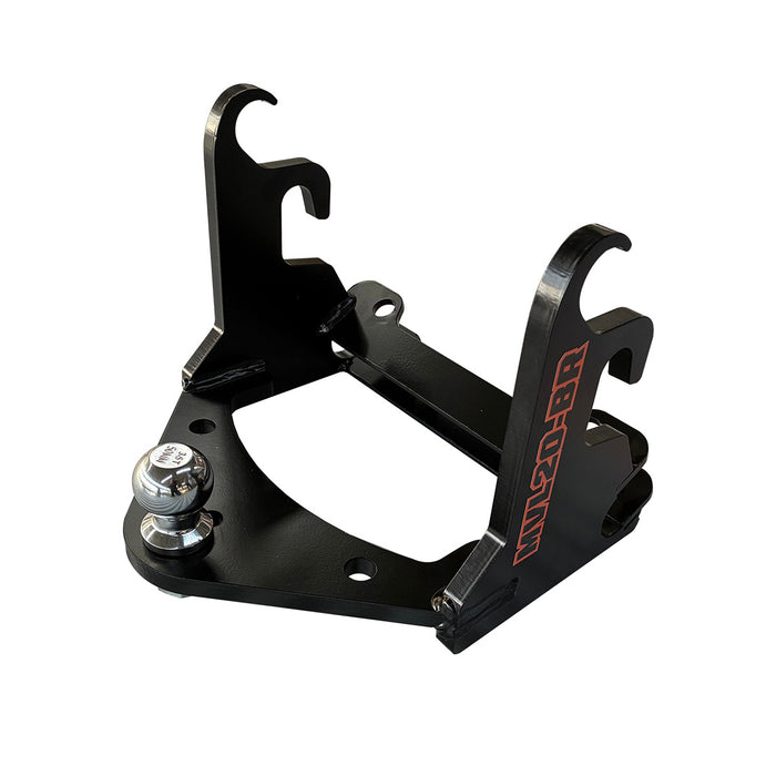 2" Ball Mount Hitch Receiver, Works for TMG-MVL16 & TMG-MVL20 Stand-on Skid Steer, TMG-MVL20-BR