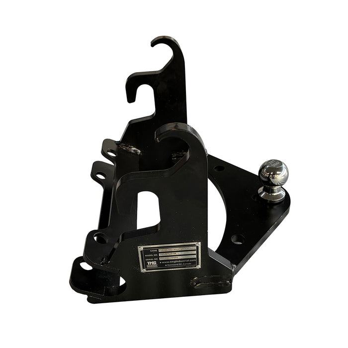 2" Ball Mount Hitch Receiver, Works for TMG-MVL16 & TMG-MVL20 Stand-on Skid Steer, TMG-MVL20-BR