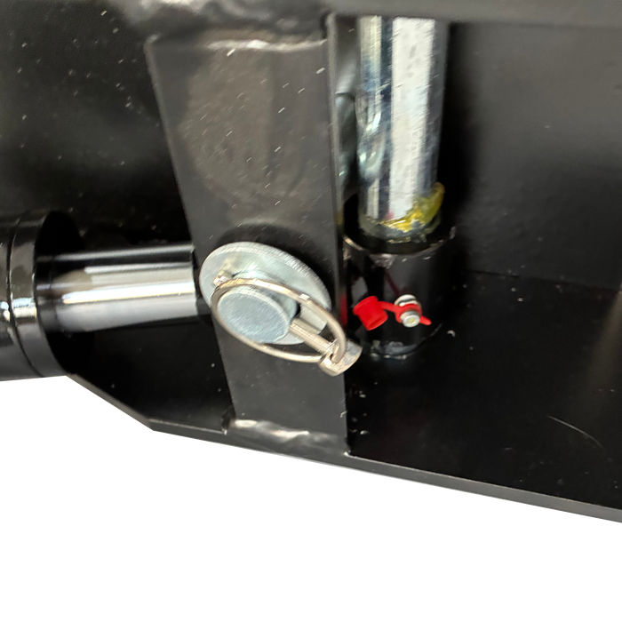 63" Snow Blade, G 3/8" Hydraulic Hoses and Flat Quick Couplers, Wear-resistance Rubber Cutting-edge, Works for TMG-MVL16 & TMG-MVL20 Stand-on Skid Steer, TMG-MVL20-SB