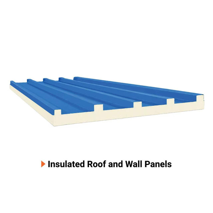 Entrepôt commercial en acier série Snow de 30' x 50' x 15', préfabriqué, résistance à la neige jusqu'à 85 PSF, plans d'atelier fournis, fabriqué au Canada TMG-MS305015-SR85