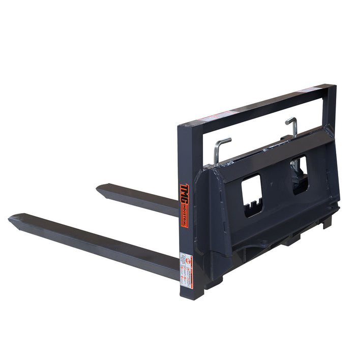 36" Pallet Fork for Mini Skid Steers with Toro Mount, 660 lbs Capacity and Wide Guard, Heavy Duty Forks TMG-SPFM36-TO